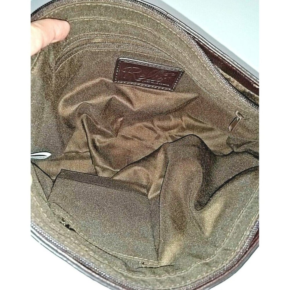 Relic By Fossil Brown Vegan Leather Purse Handbag… - image 6